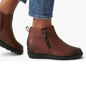 Sorel Brown Ankle Boots